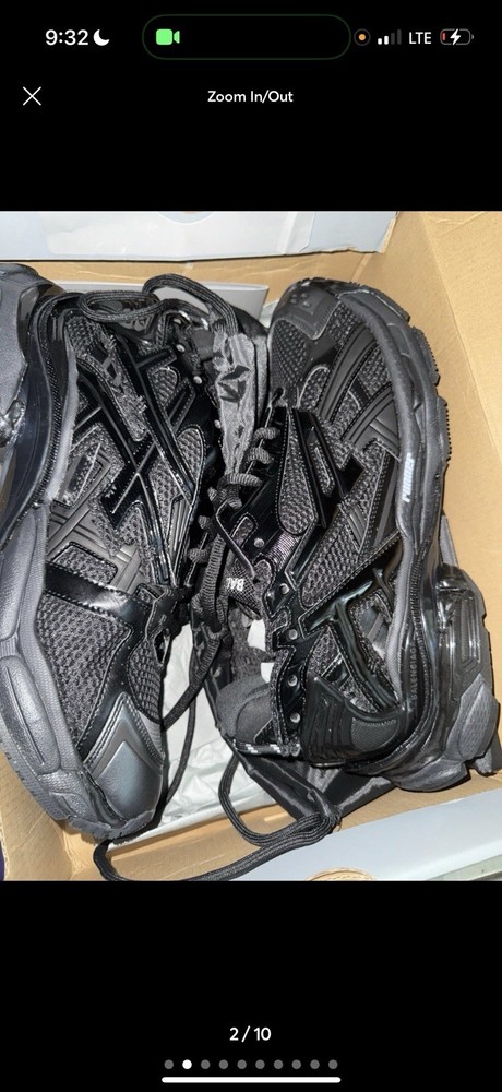 Black Balenciaga Tracks Brand new Size 45/ Size 11 men #balenciaga #designer