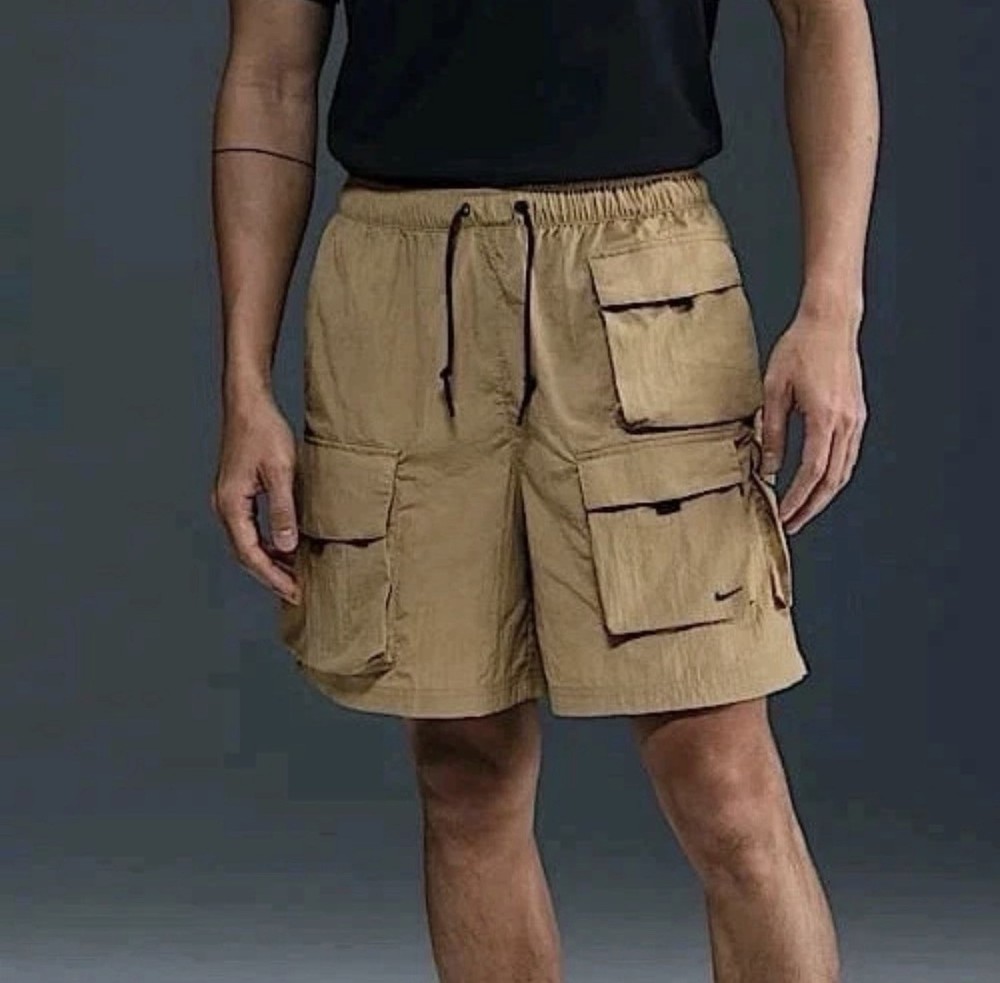 Nike Tech Woven Cargo Shorts Men's HJ0677 Loose Fit Drawstring Mens Size Small