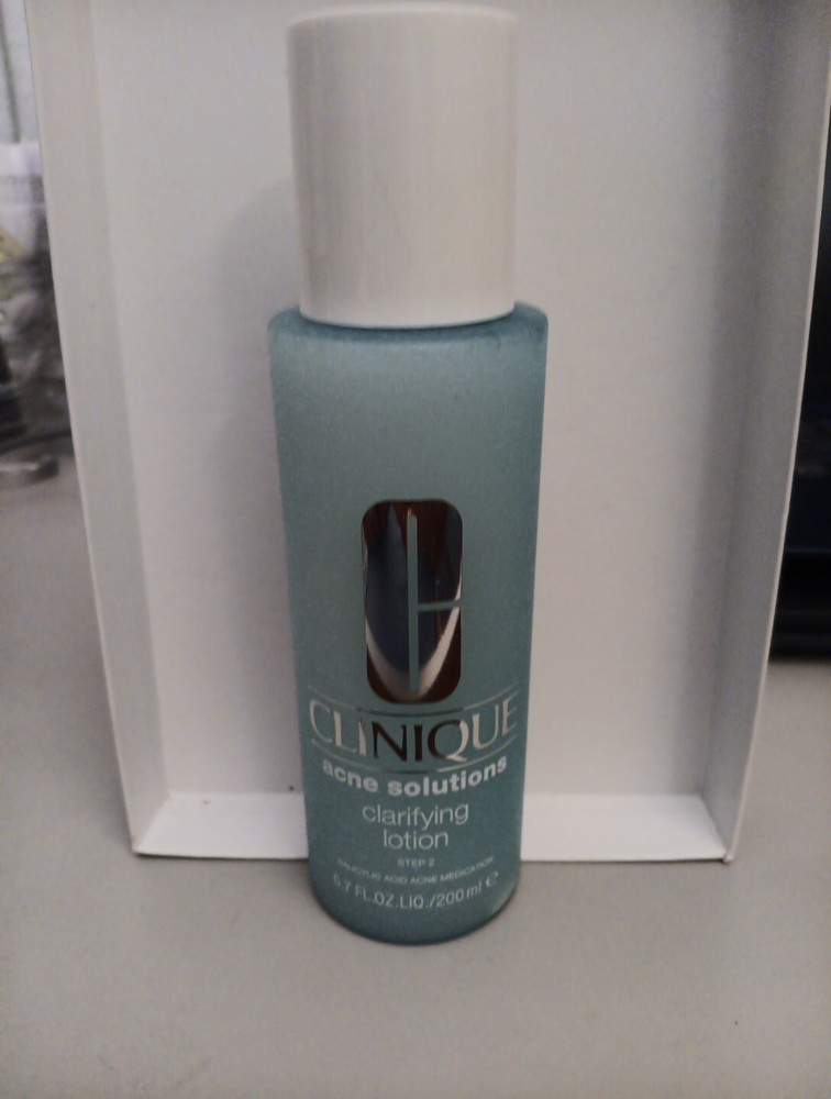 New!  Clinique Acne Solutions Clarifying lotion ~Salicylic Acid ~ 200ml / 6.7 oz