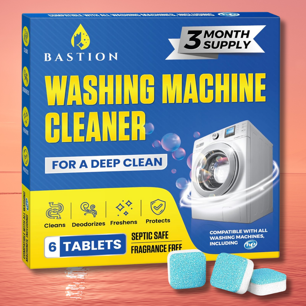 Washing Machine Cleaner, Deodorizer, & Descaler 6-Pack - 3 Month Supply