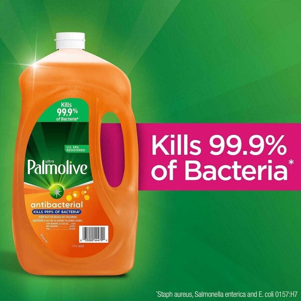 Palmolive Antibacterial Orange Dishwashing Liquid, 102 fl.oz.