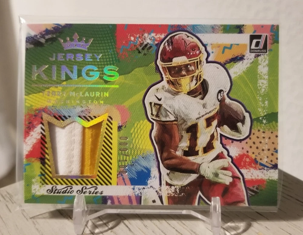 2021 Panini Donruss - Jersey Kings Studio Series #JK29 Terry McLaurin /100 (MEM)