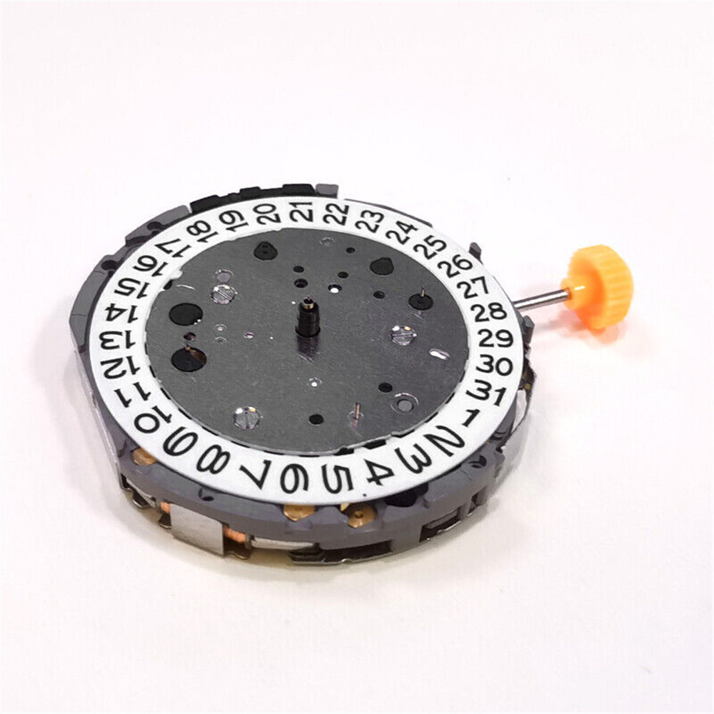 Quartz Movement Watch Date At 3 O'clock 6 Hands Movement For MIYOTA JS26