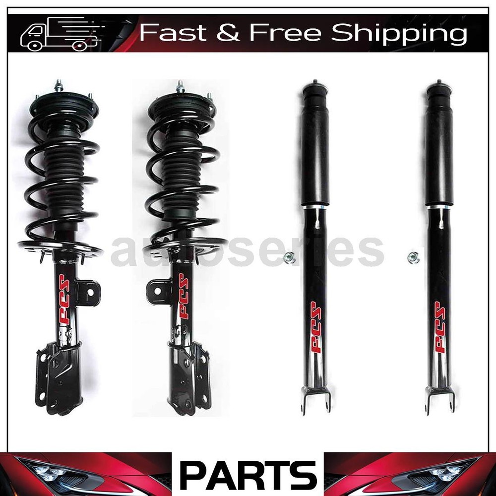 Front Struts w/ Coil Spring Rear Shocks Fits 2013 Ford Explorer