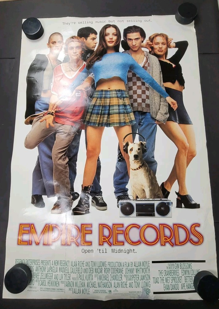 Empire Records Poster Movie Vintage 1995 Original Comedy 90s Zellweger