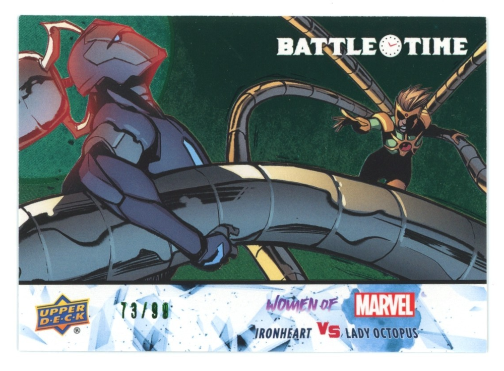 IRONHEART VS LADY OCTOPUS 2024  2024 Women of Marv Battle Time #BT-8 Green 73/99