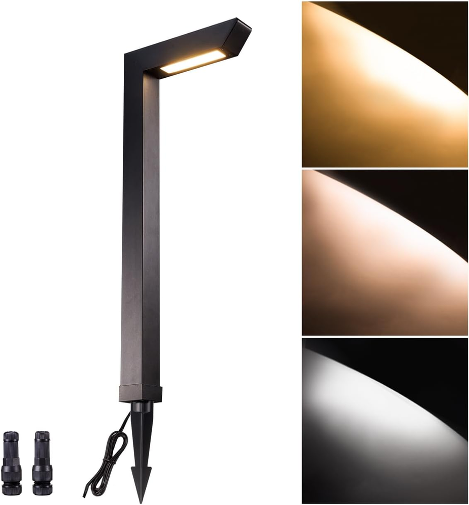 3000K/4000K/5000K Selectable 12V Low Voltage Landscape Path Pathway Lights