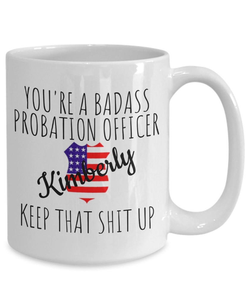 Custom Personalized Probation Officer Coffee Mug Gift