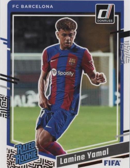 2023-24 Panini Donruss FIFA - Rated Rookie #177 Lamine Yamal (RC)