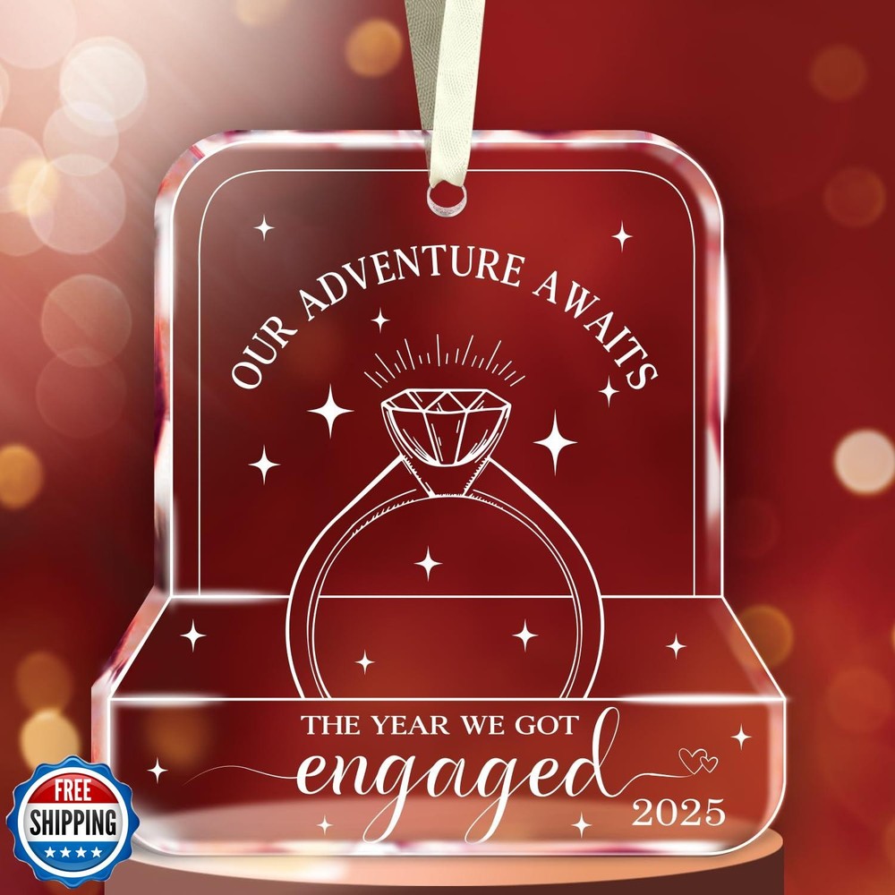 NewEleven Engagement Gifts for Couples 2025 - Gift for Newly Engaged Couples,