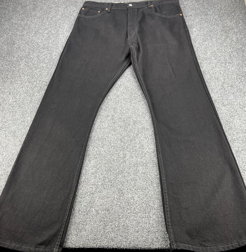Vintage Y2K Levi’s 517 Jeans Mens 38x34 Black Boot Cut Dark Wash Denim