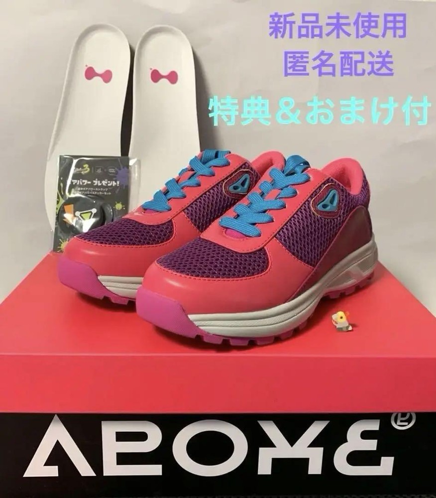 Pink [New] Splatoon 3 Zozo Town collaboration sneakers with bonus kids
