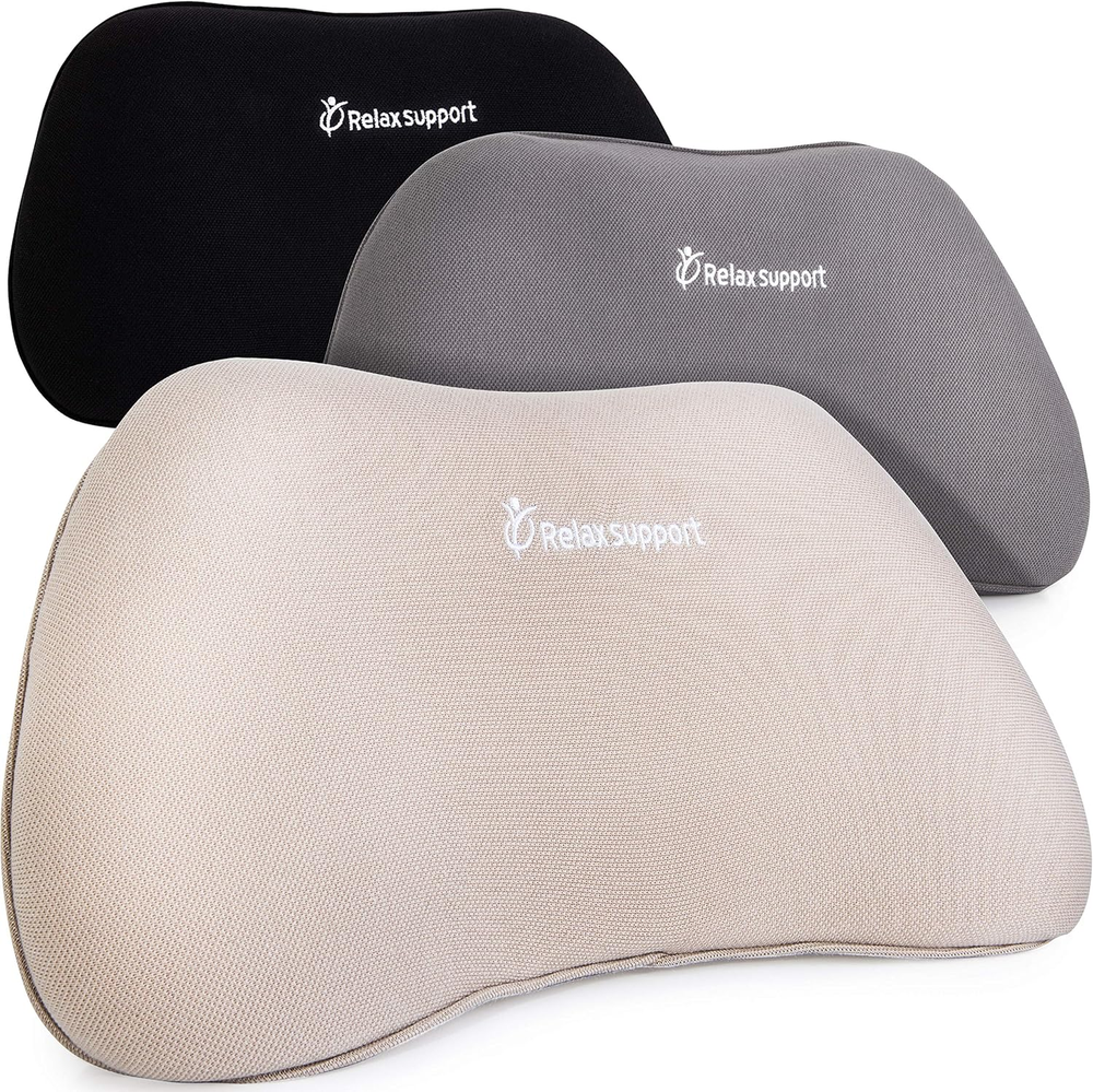 RS1 Lumbar Support Pillow - Office Chair Back Support - Chair Cushion for Back P