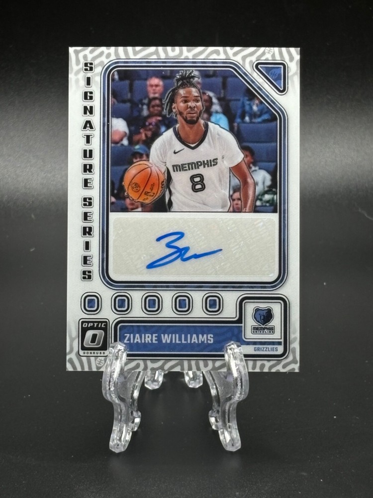 2023-24 Panini Donruss Optic - Signature Series #SS-ZWL Ziaire Williams (AU)