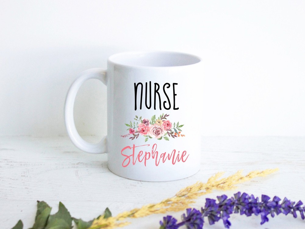 Gift For Nurse Nurse Personalized Coffee Mug Nurse Custom Gift Nurse Graduation