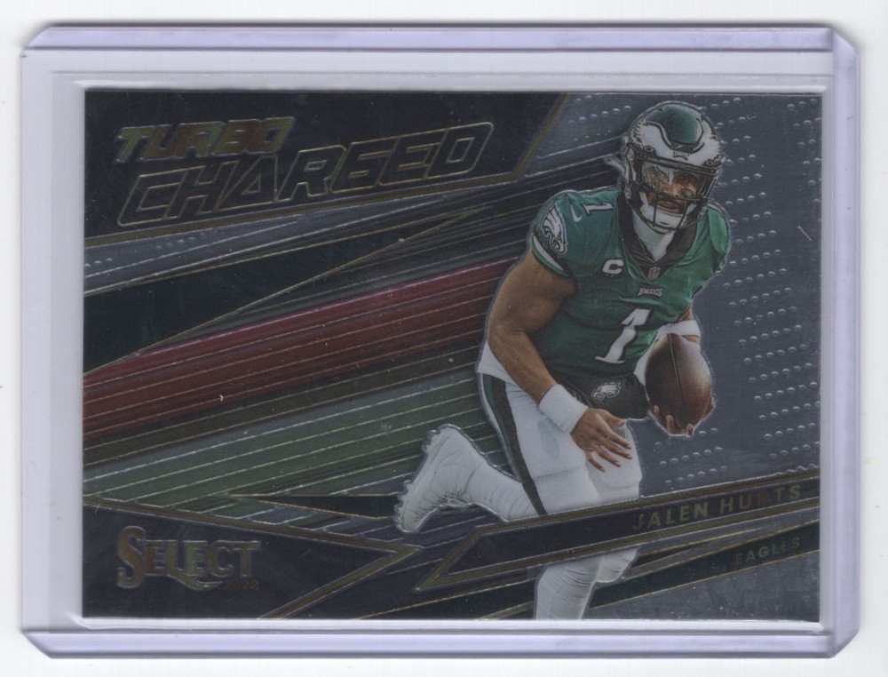 2022 Panini Select Turbocharged Jalen Hurts Philadelphia Eagles #TUR-1