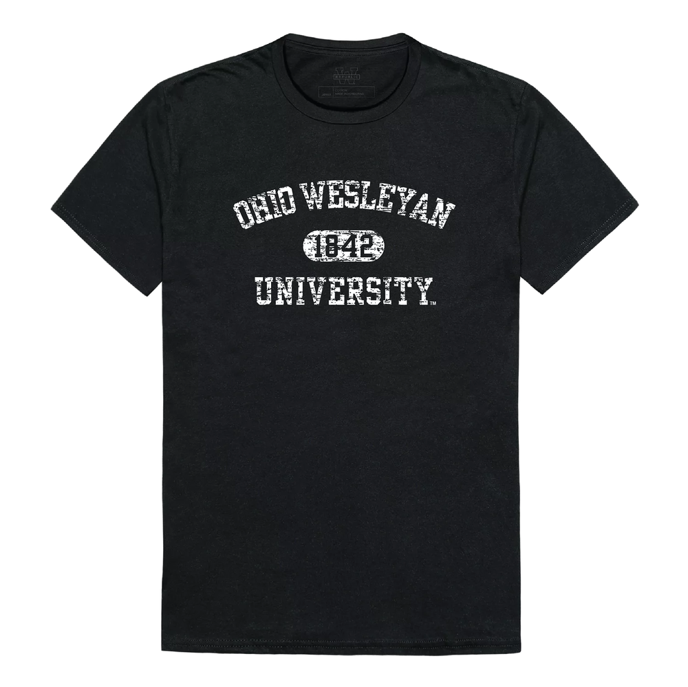 Ohio Wesleyan University Bishops NCAA Vintage Arch College Tee Shirt