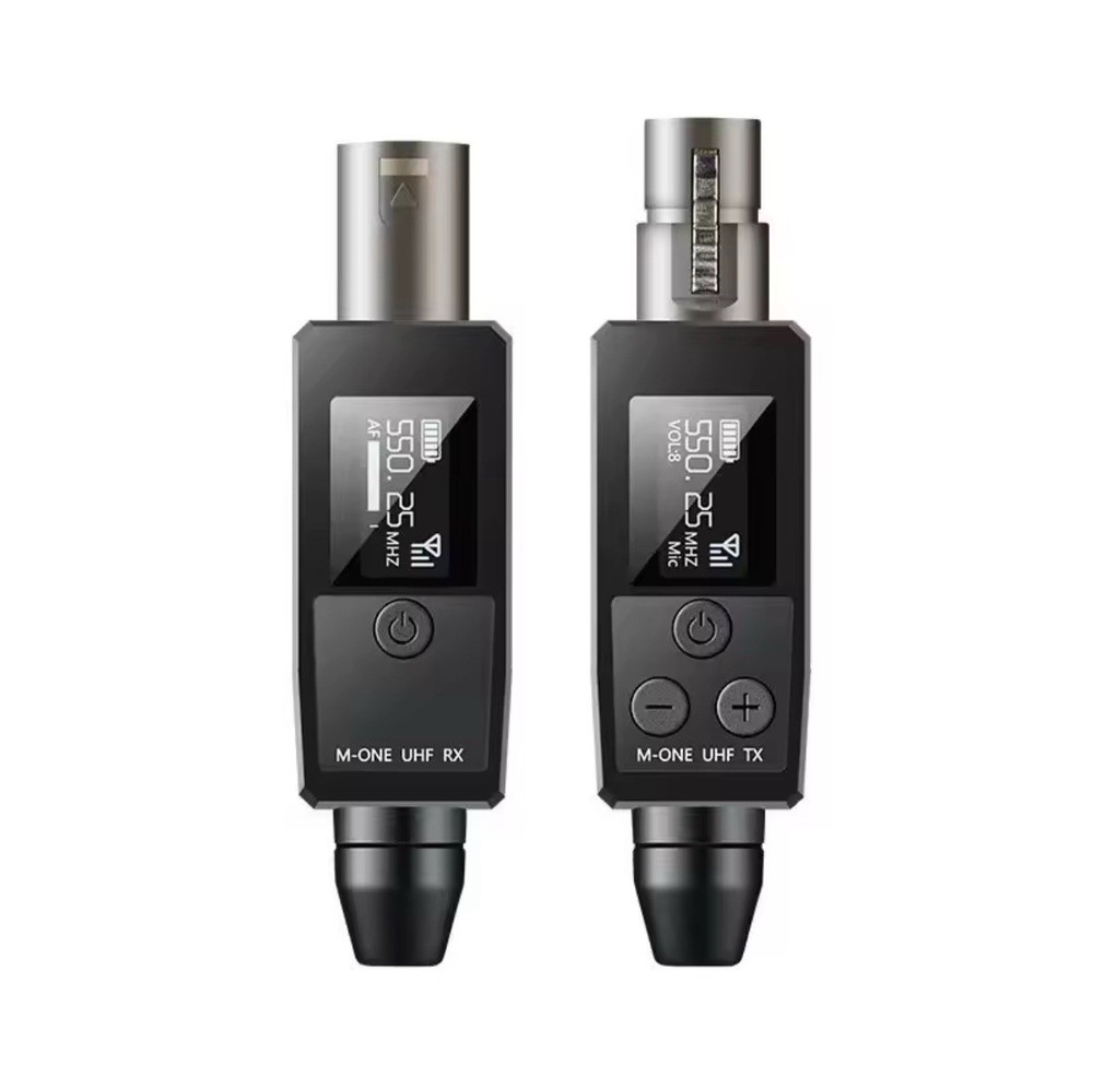 VK-38 UHF Wireless XLR Microphone Transmitter and Receiver System
