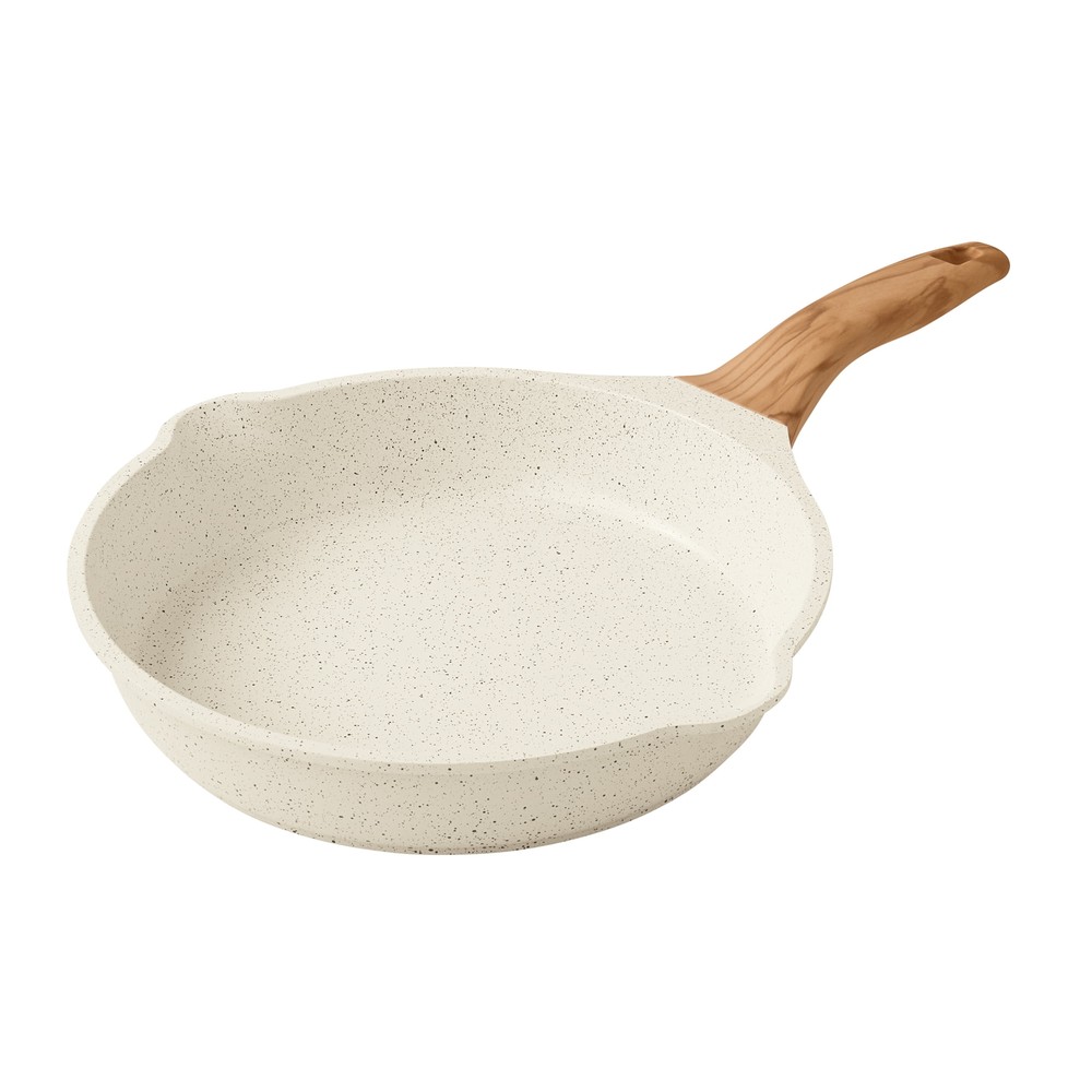 Cast Aluminum 10-Inch Fry Pan with Linen Speckle Finish