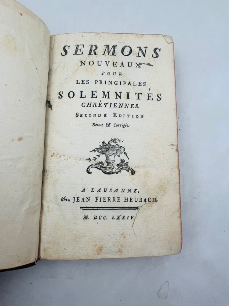 SERMONS Nouveaux Pour Les Principales Solemnités Chrétiennes. Seconde Édition Re