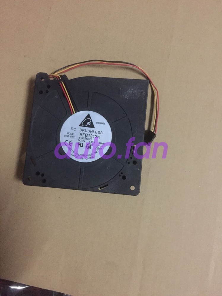 The new BFB1212H-9D1C is suitable for 12cm turbo cooling fan 12V 1.23A #F8
