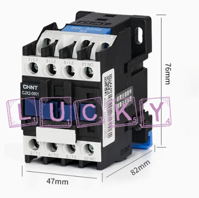 1PC NEW FOR CHNT CJX2-0901 Series AC Contactor 24V 36V 110V 220V 380V