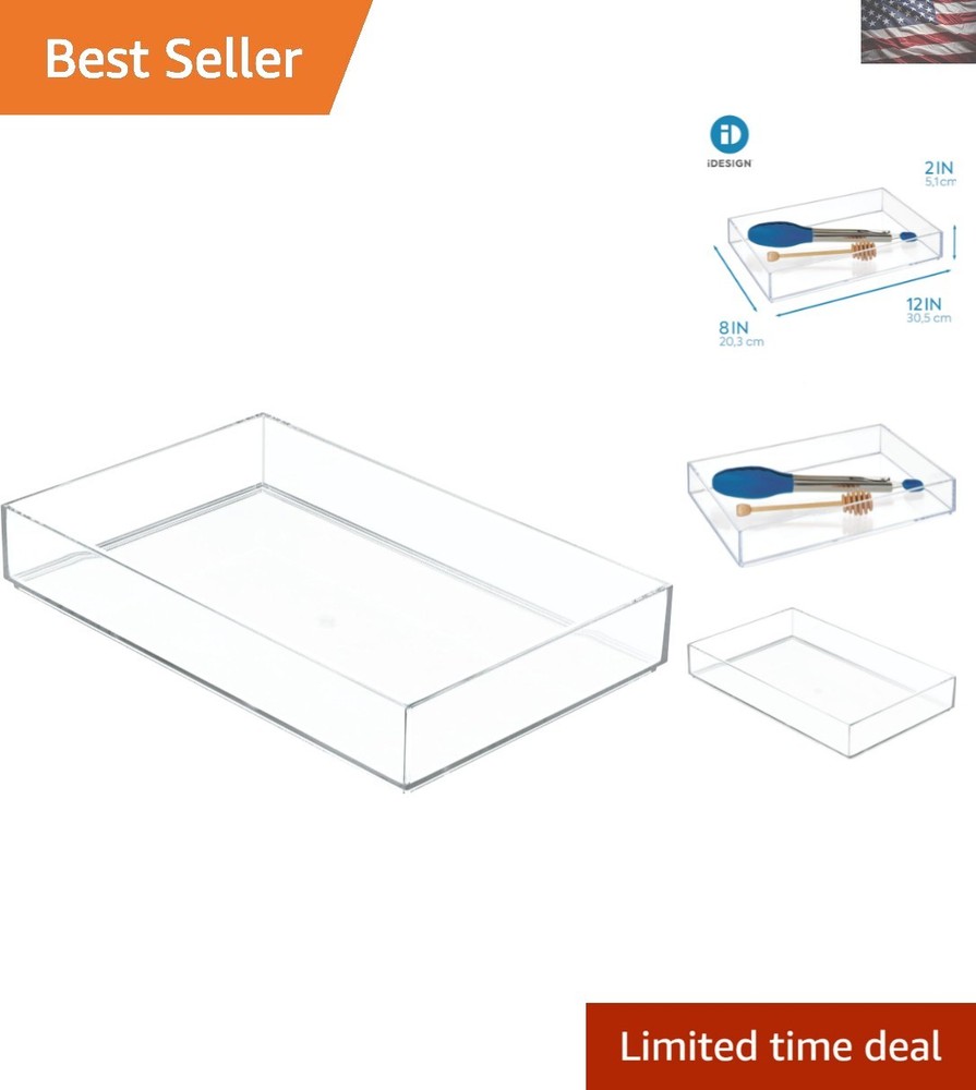 8x12 Clear Plastic Organizer for Beauty and Home Storage