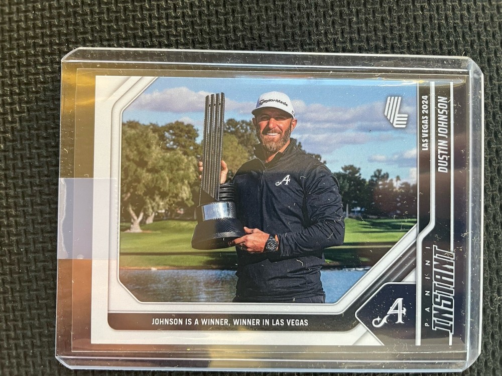 2024 PANINI INSTANT LIV GOLF #4 DUSTIN JOHNSON WINS LAS VEGAS Only 61 Made