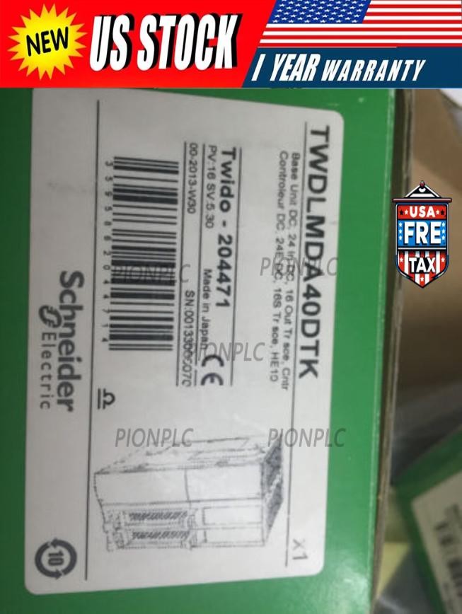Schneider TWDLMDA40DTK PLC Module New In Box Fast Shipping 1PC