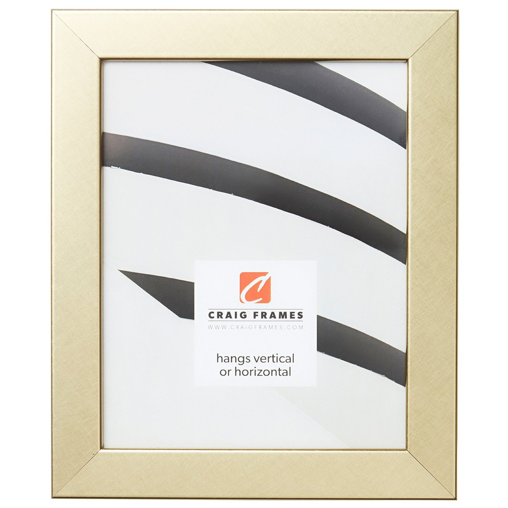 Bauhaus 125 24x36 Inch Picture Frame in Brushed Gold Finish