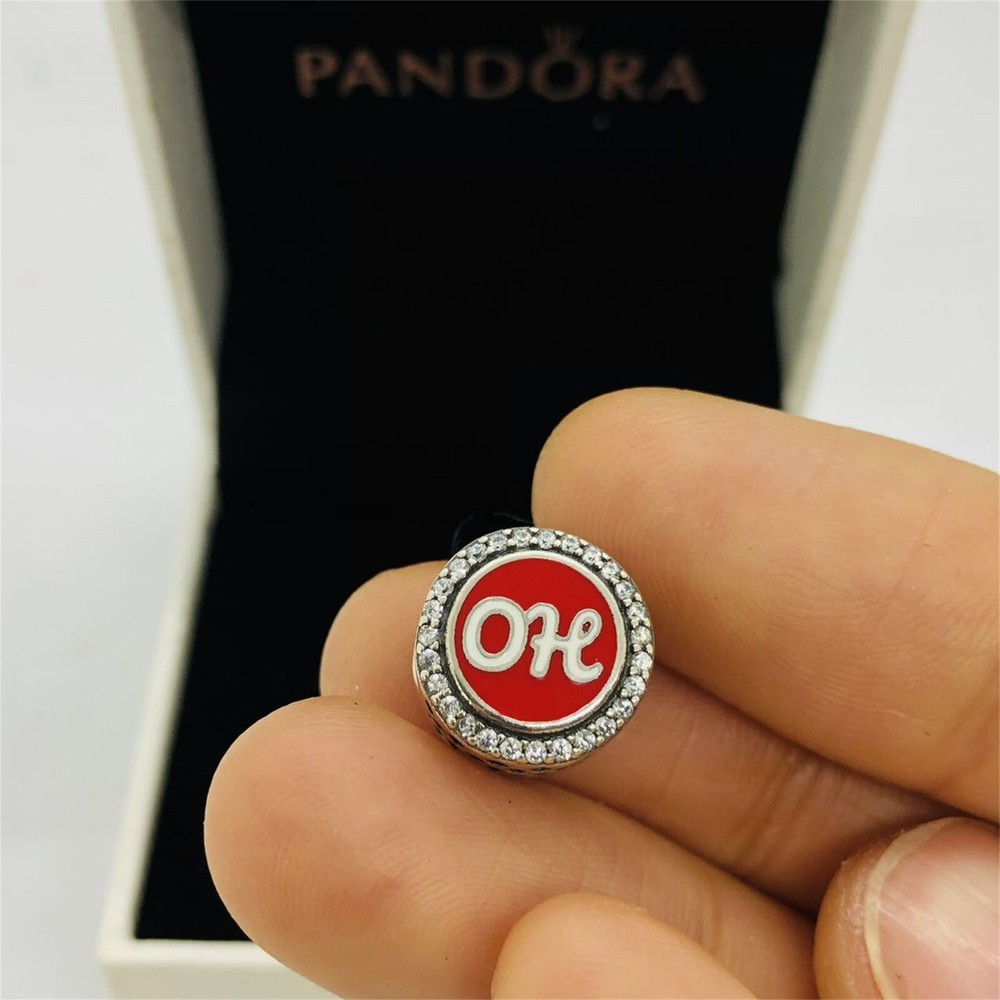 Pandora Ohio State University Exclusive Charm S925 Silver with box