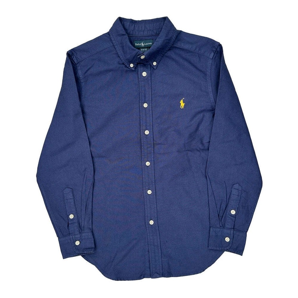 Age 10-12 Ralph Lauren Shirt - Medium Blue Cotton