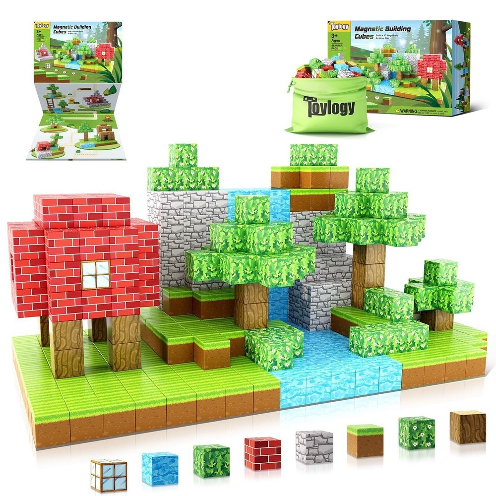 Magnetic Building Blocks for Kids STEM Learning Toys Creative Play Set