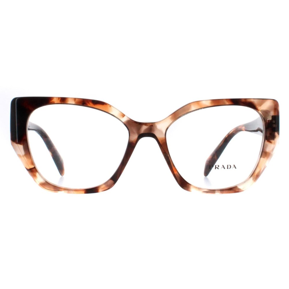 Prada PR18WV 07R1O1 Caramel Tortoise Eyeglasses for Women
