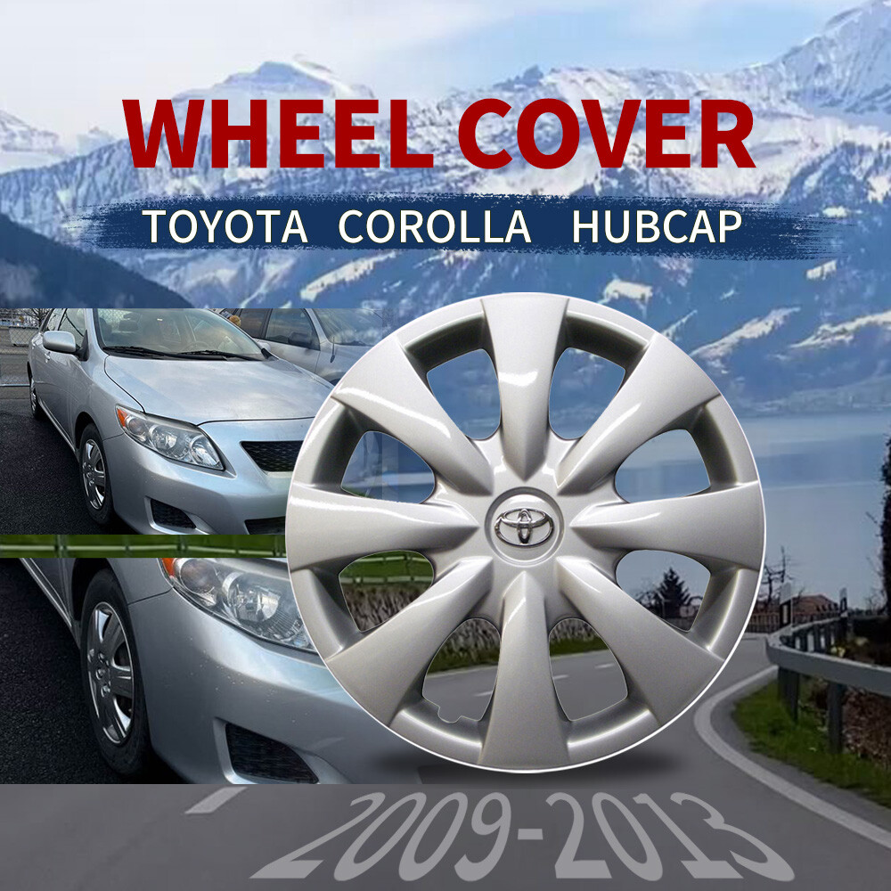 15-inch Push-on Hubcap for Toyota Corolla Sedan 4-Door 1.8L