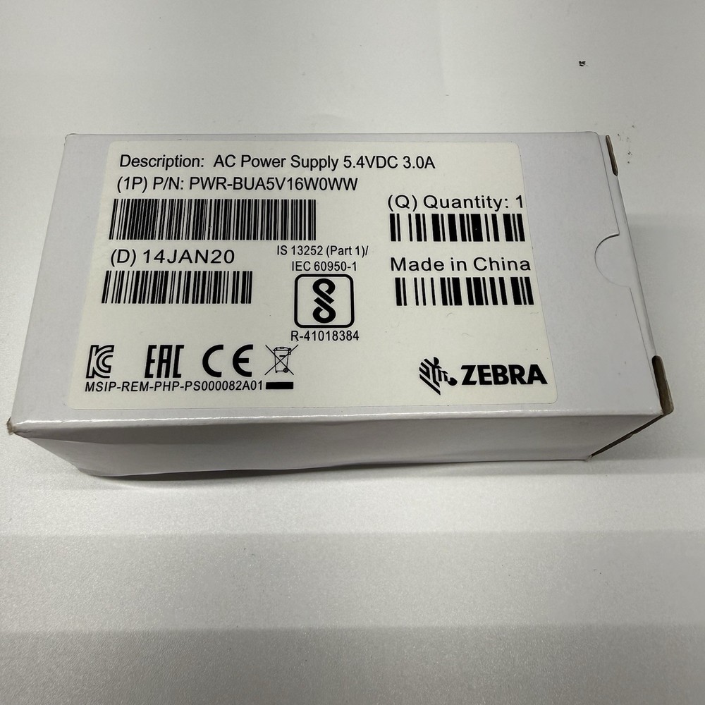 Zebra PWR-BUA5V16W0WW AC Power Supply