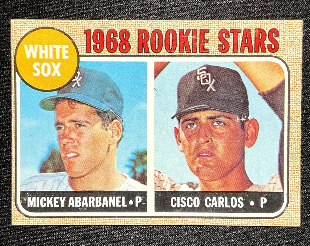 1968 Topps Rookie Stars #287 (Chicago White Sox) Abarbanel, Carlos Free Shipping
