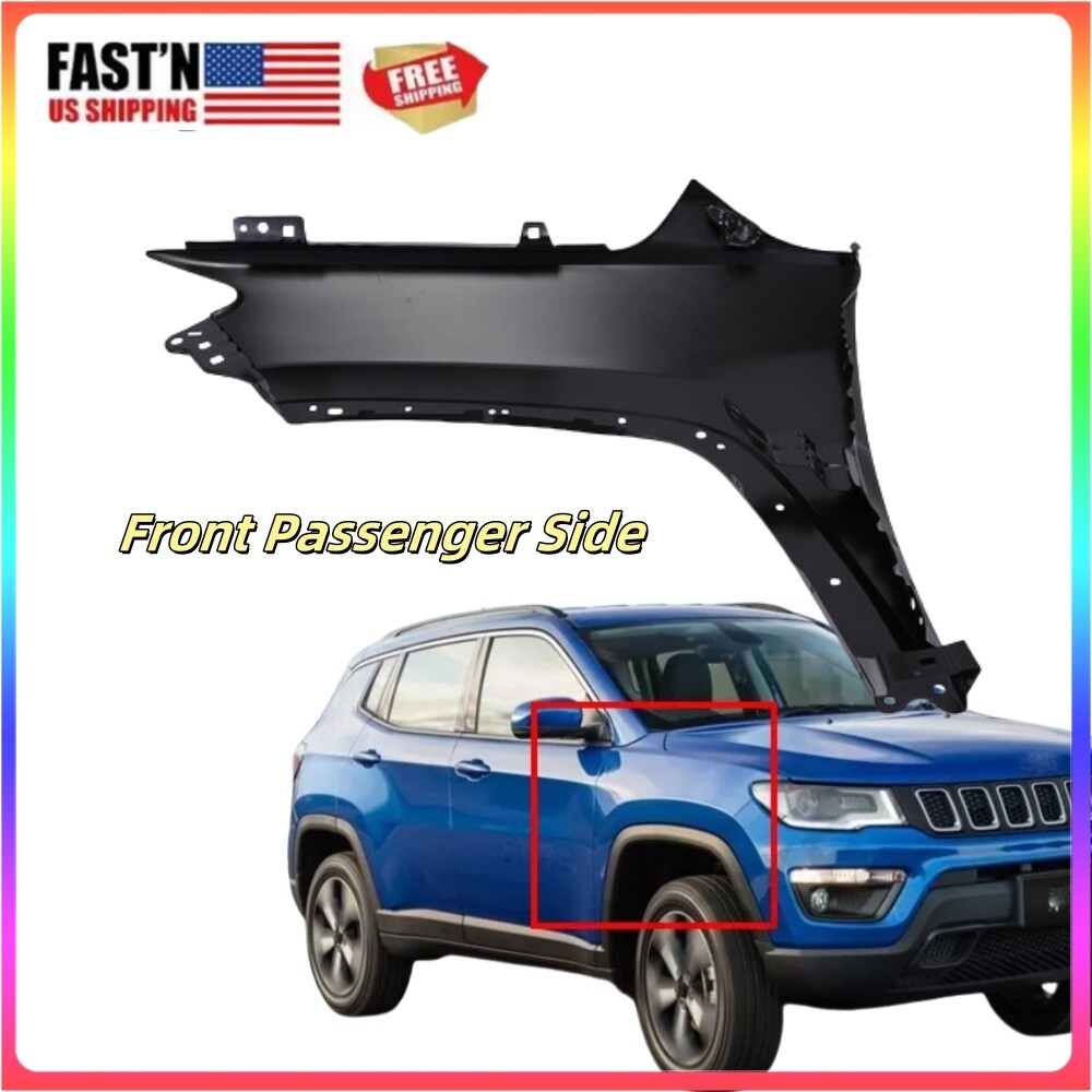 2017-2023 Jeep Compass Passenger Side Primed Fender Replacement  