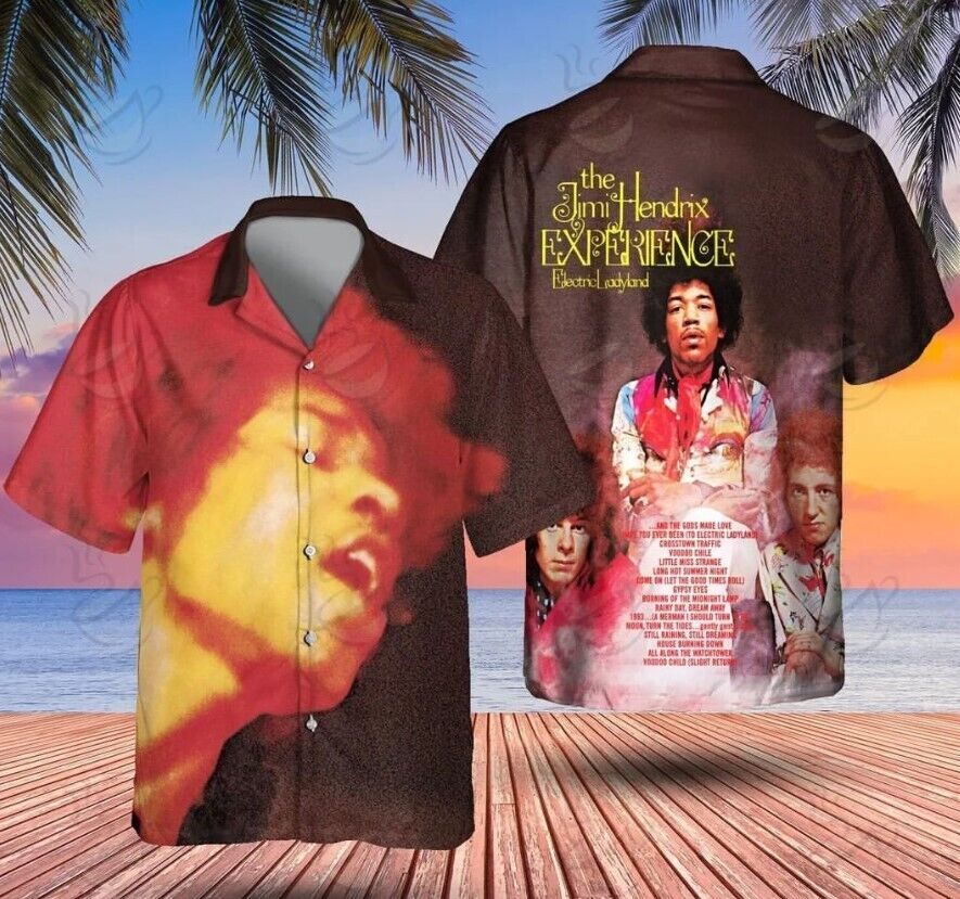 The Jimi Hendrix Experience Electric Ladyland Hawaiian Shirt Cool new
