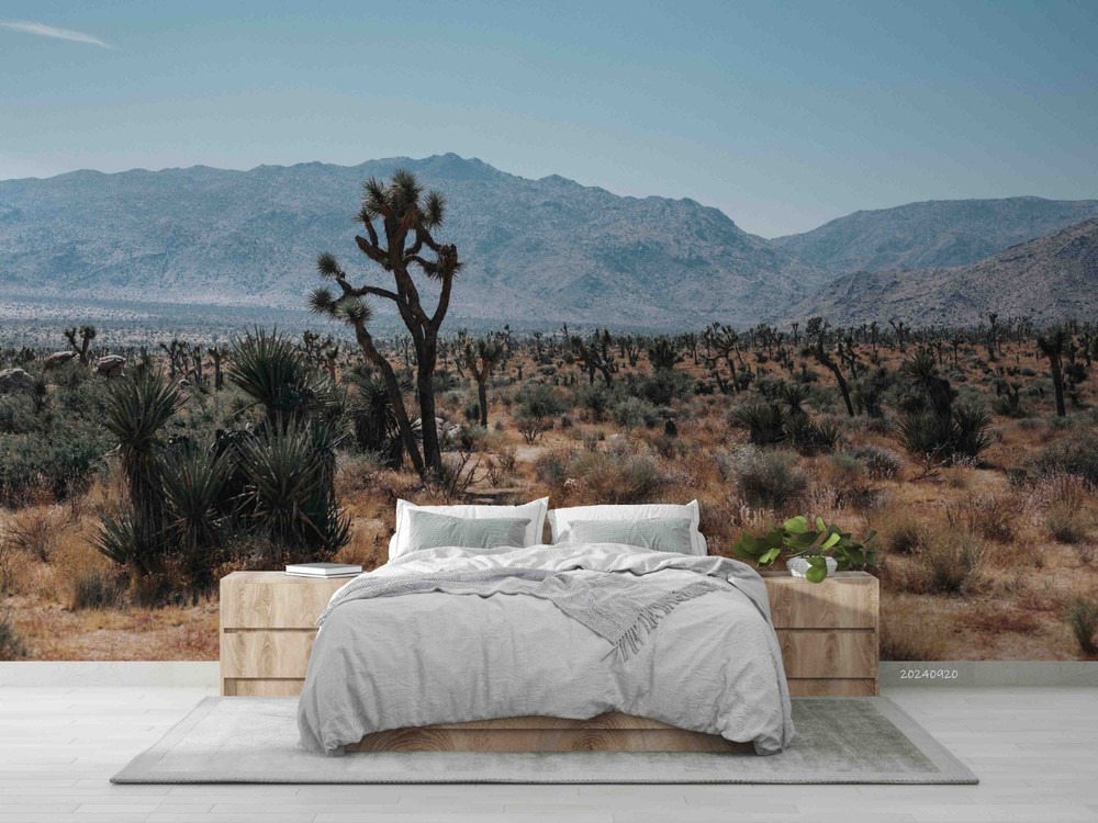 3D Mountains Desert Landscape Wall Murals Wallpaper Murals Wall Sticker