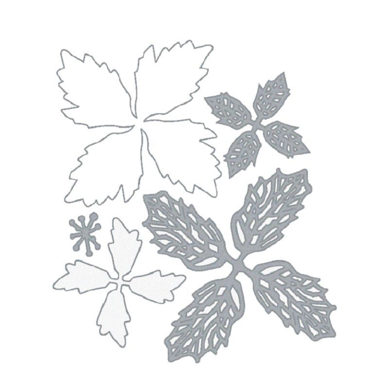 Decorative Flower Metal Cutting Dies Stencil Scrapbooking DIY Album Stamp Paper