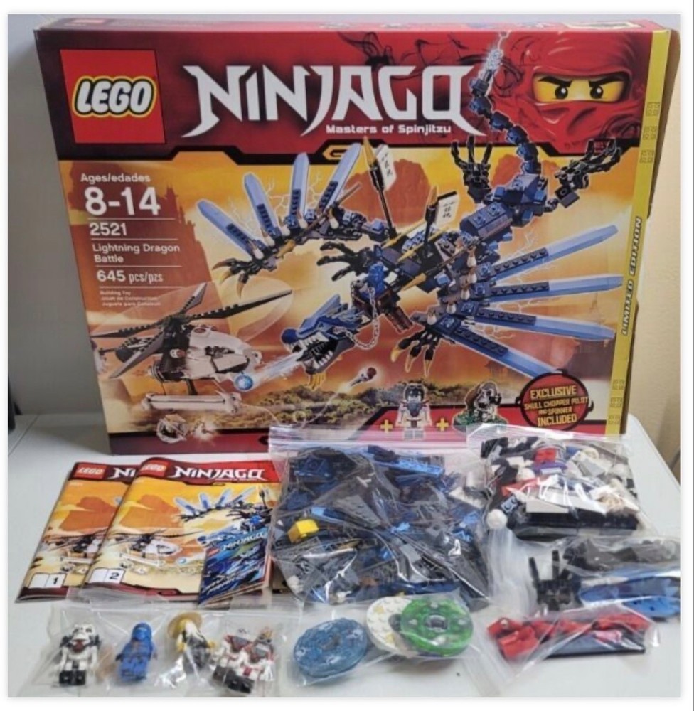 LEGO NINJAGO: Lightning Dragon Battle (2521) Masters of Spinjitzu 645 pcs