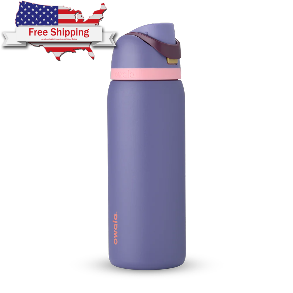 Owala FreeSip 32oz Stainless Steel Insulated Water Bottle in Blue Jay