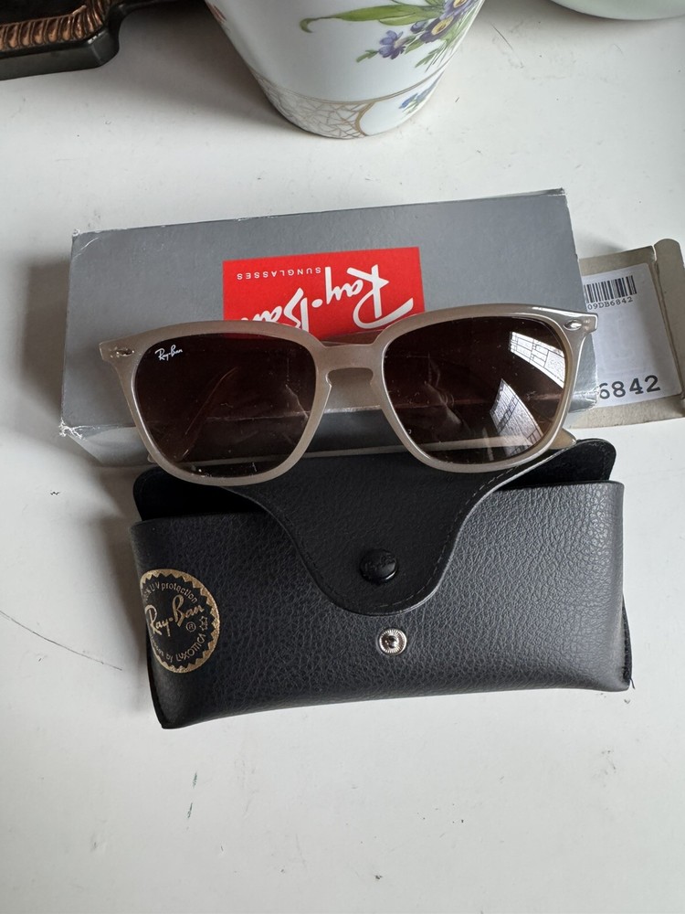 Ray Ban 4362 Light Brown With Brown Lenses NEW IN BOX