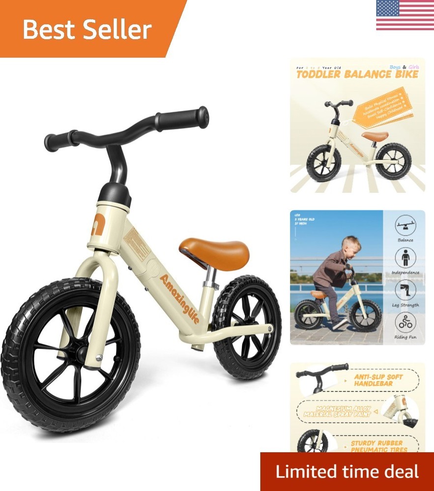 Best Toddler Balance Bike for Ages 2-5 - Supports Up to 110 lbs - Ideal Birthday Gift