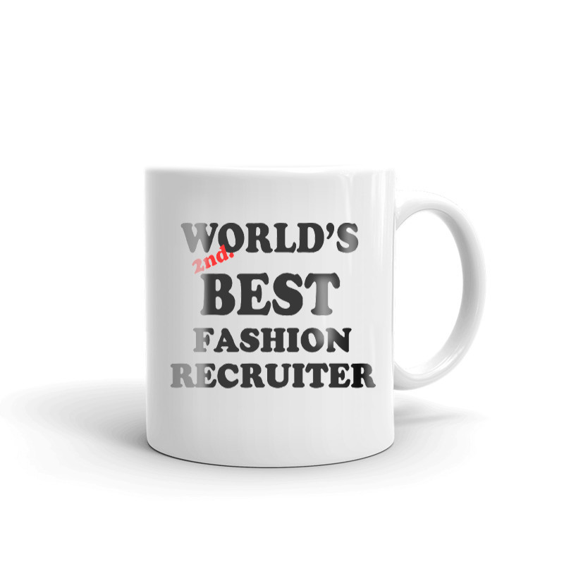 World's 2nd Best Fashion Recruiter Coffee Tea Ceramic Mug Office Work Cup Gift