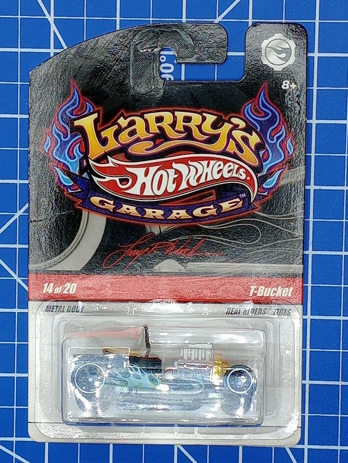 Hot Wheels CHASE  T-BUCKET  2009  LARRY'S GARAGE  1:64  WITH Real Rider Tires