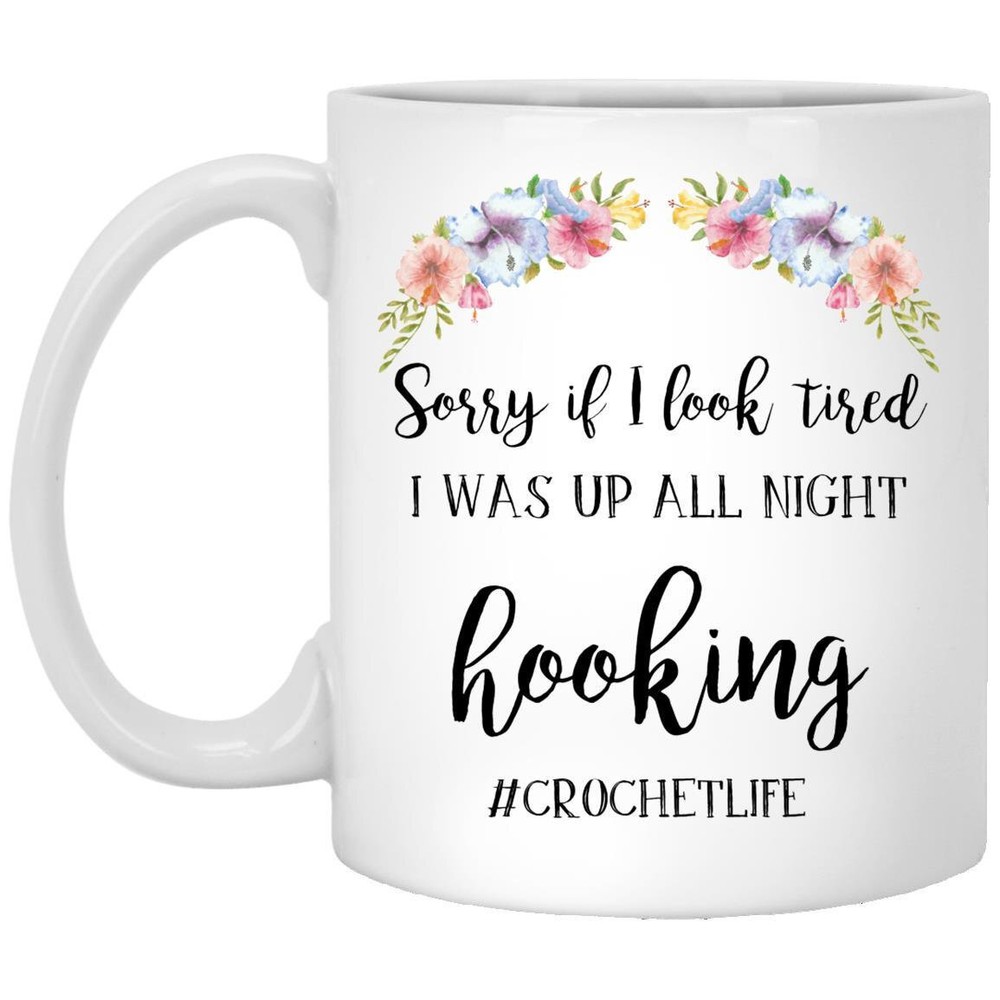 Funny Crochet Mug Gift for Yarn Lovers – Perfect Crochet Life Coffee Cup