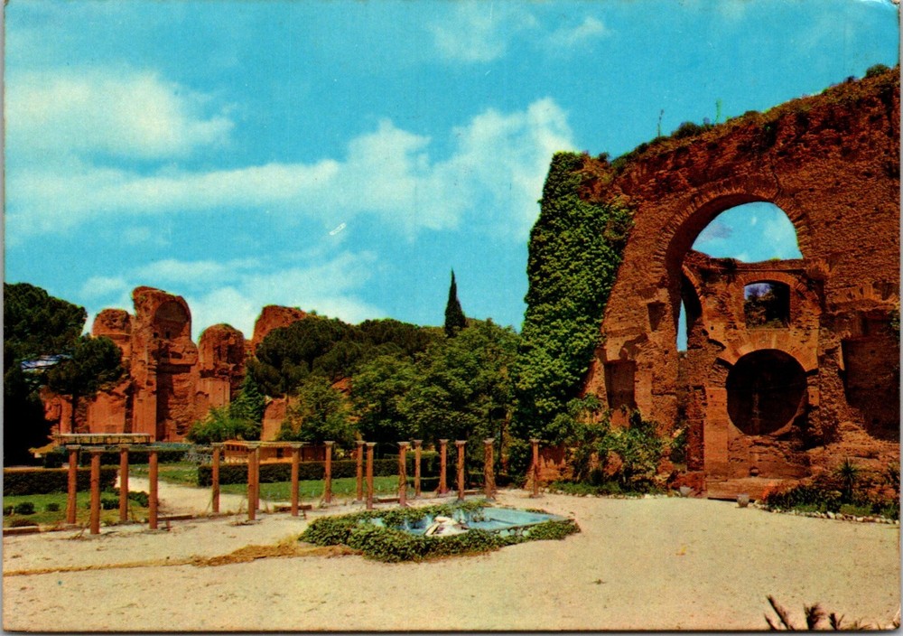 Postcard 1970 Thermae of Caracalla Rome Italy