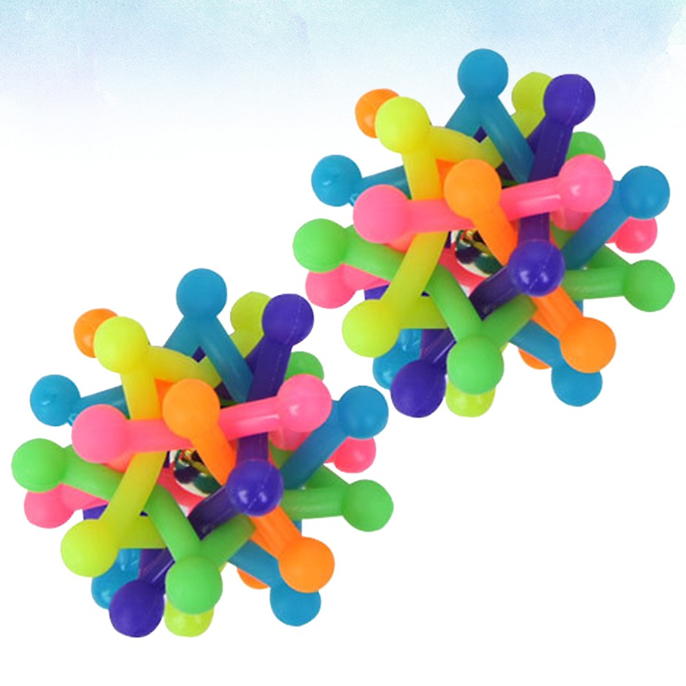 2 Pcs Puppy Teething Toys – Meteor-Shaped Chew Balls for Dogs